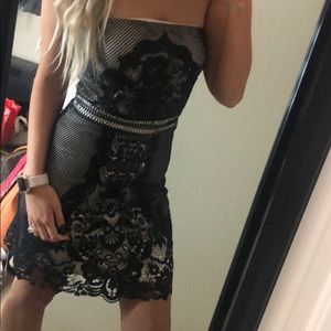 Windsor Black Lace Formal Dress